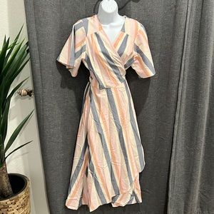 Bobeau Wrap Dress Size M